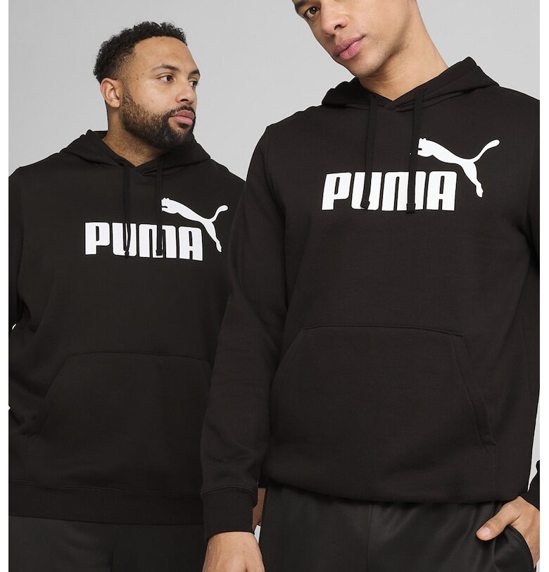 Худи с лого - Бял/Черен Puma