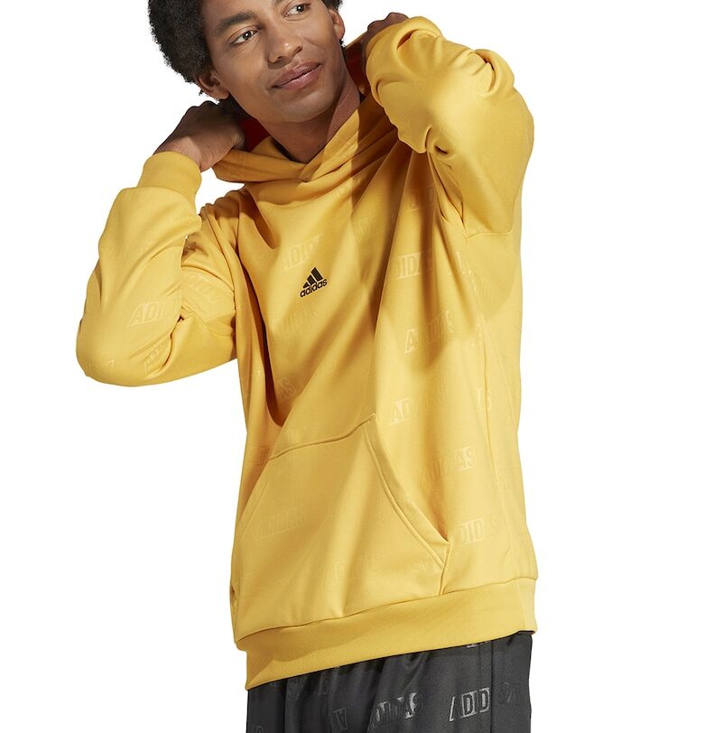 Худи с лого - Жълт adidas Sportswear