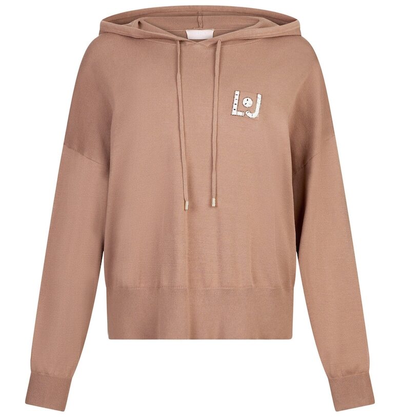 Худи с лого - Кафяв Liu Jo