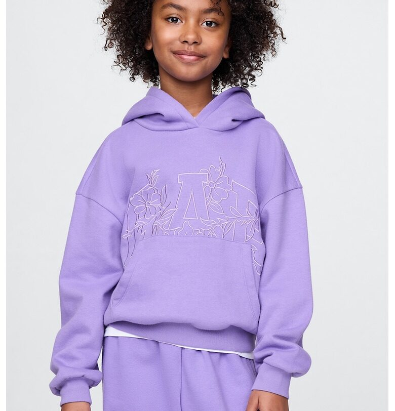 Худи с лого - Лилав GAP