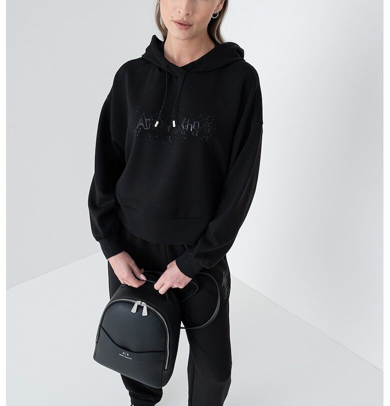 Худи с лого - Черен ARMANI EXCHANGE