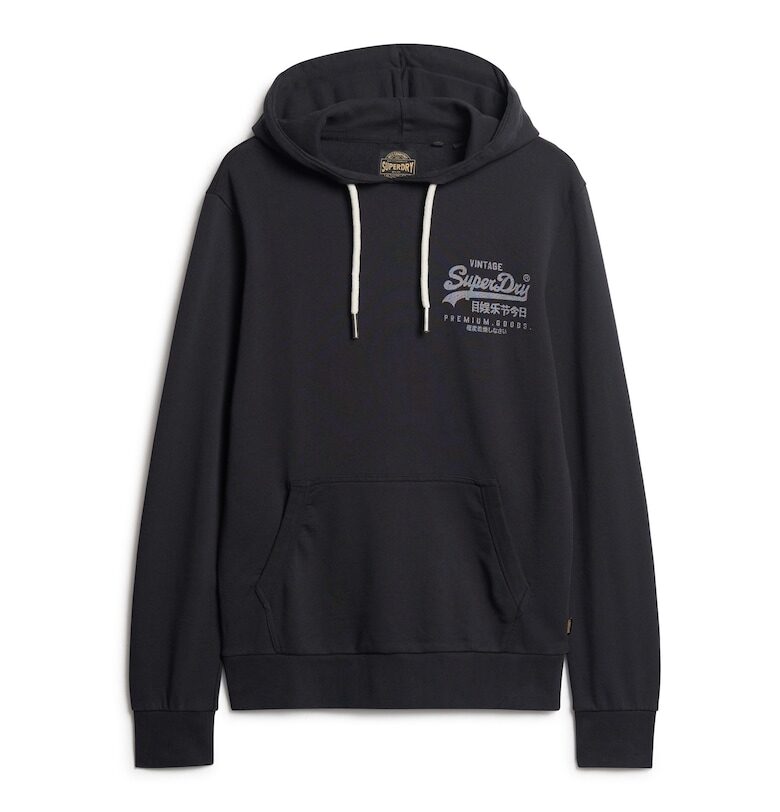 Худи с лого - Черен Superdry  Co