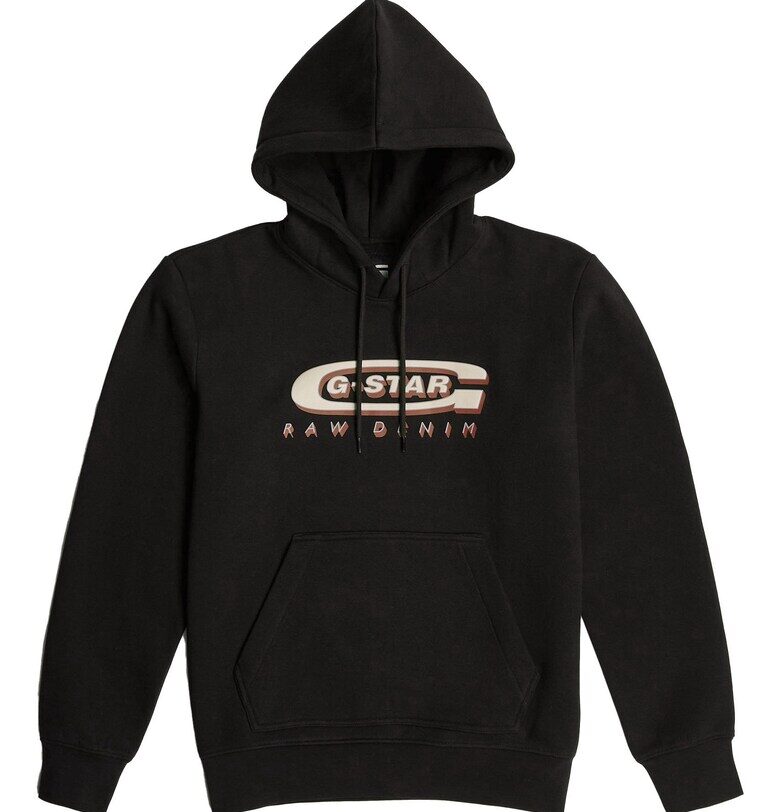 Худи с лого и джоб кенгуру G-STAR