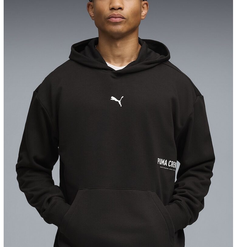 Худи с лого и джоб кенгуру - Черен Puma