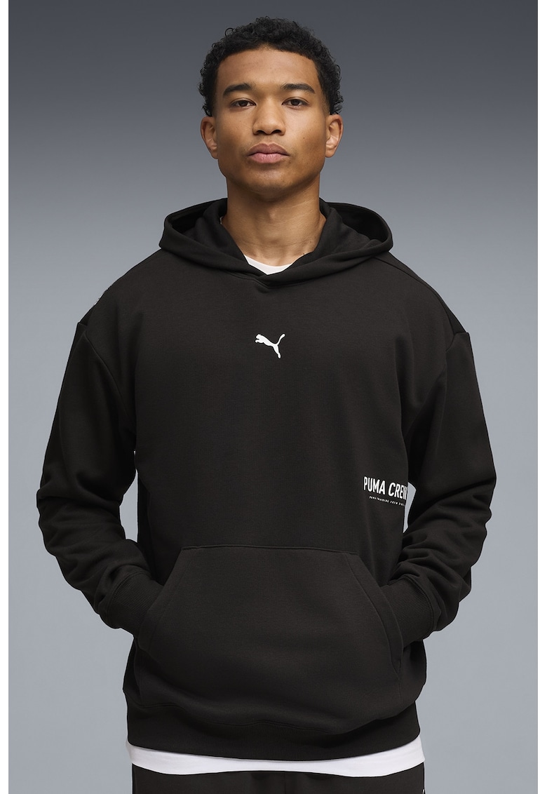 Худи с лого и джоб кенгуру - Черен Puma
