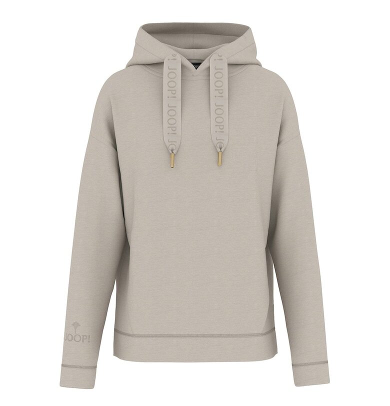 Худи с паднали ръкави и лого - Светло кафяво Joop