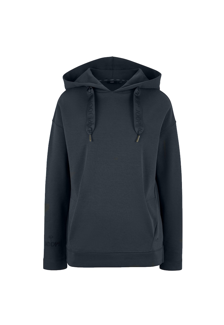 Худи с паднали ръкави и лого - Ултрамарин синьо Joop