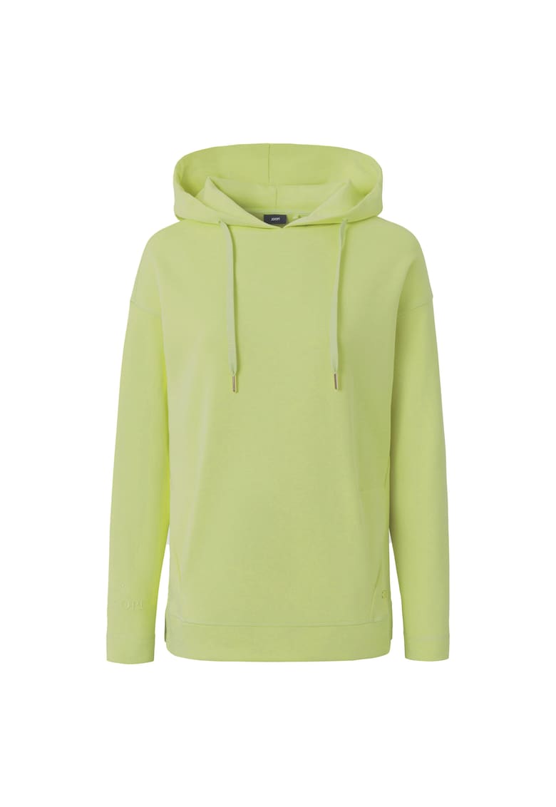 Худи с паднали ръкави и лого - Шам фъстък зелено Joop