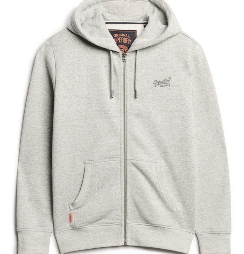 Худи с цип - Сив Superdry  Co