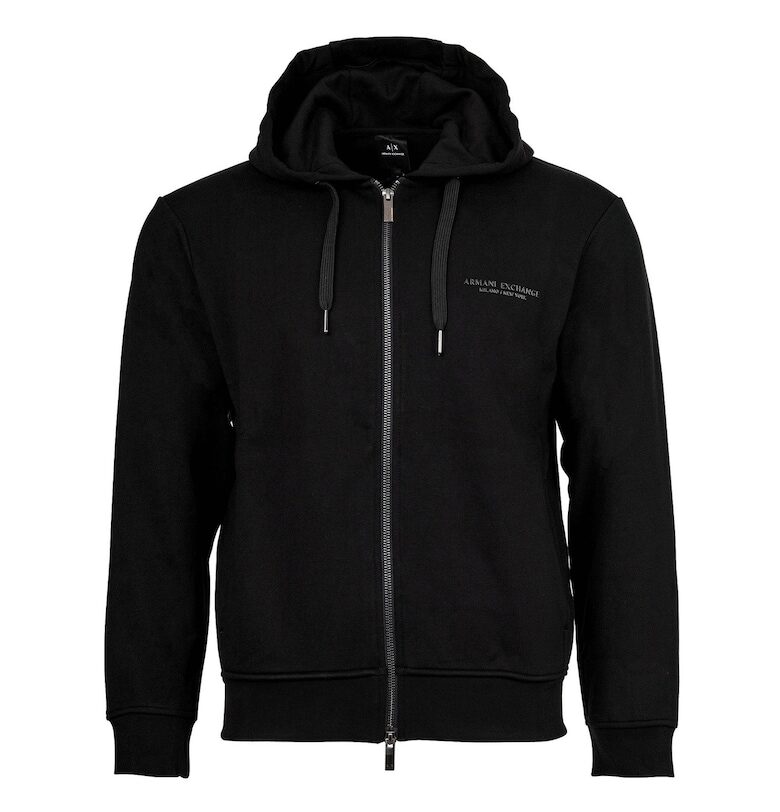 Худи с цип - Черен ARMANI EXCHANGE