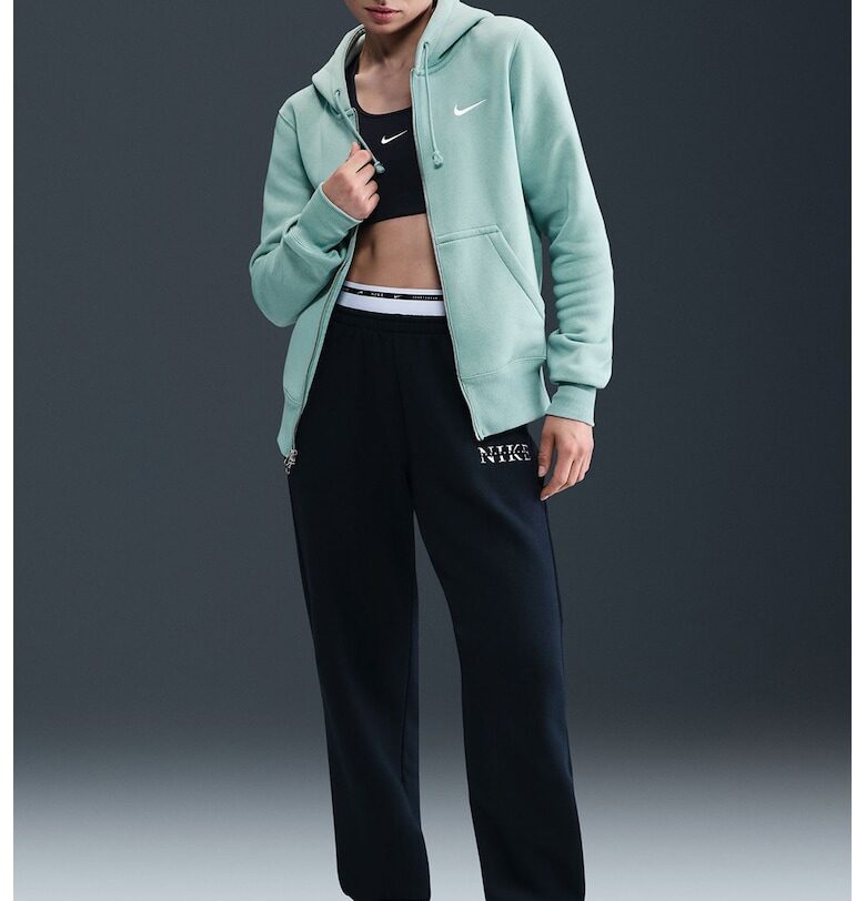 Худи с цип и лого Nike