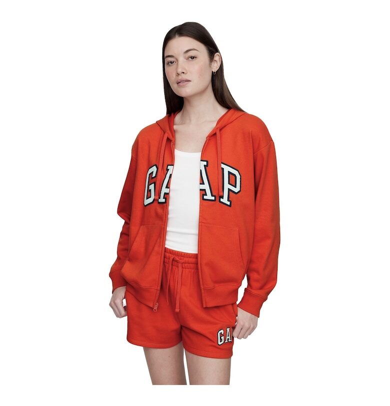Худи  с цял цип с лого 72743309 GAP