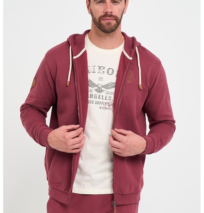 Худи със скосени джобове - Малина Timeout