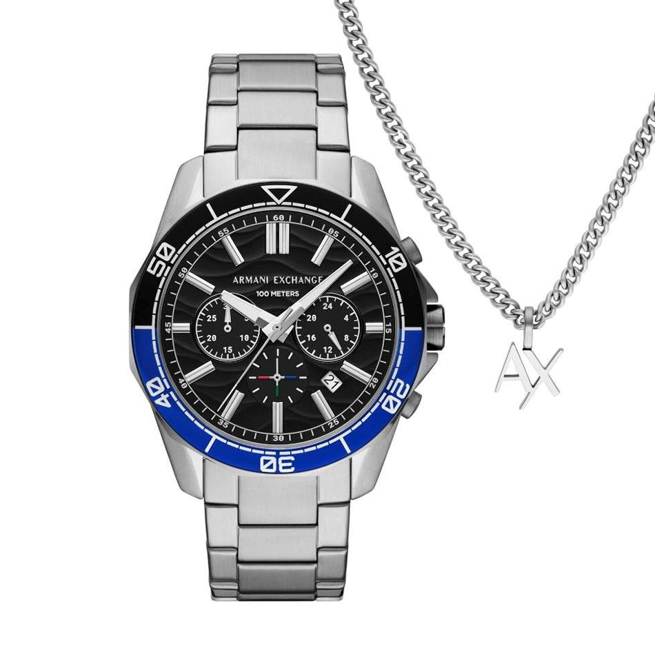 Оригинален Мъжки Часовник Armani Exchange Spencer AX7166SET