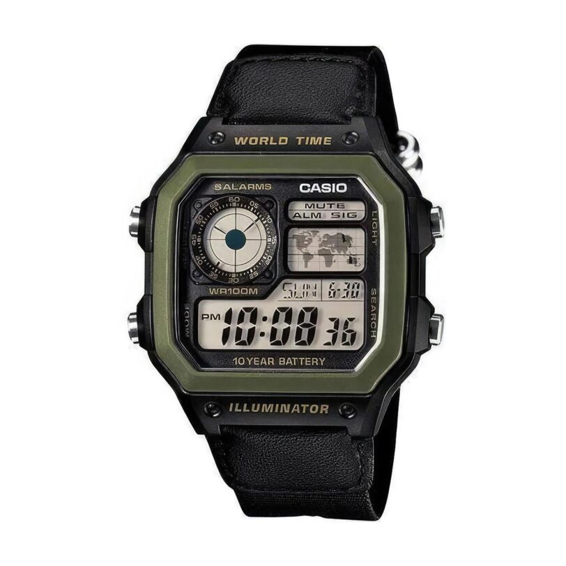 Оригинален Мъжки Часовник Casio AE-1200WHB-1BVDF