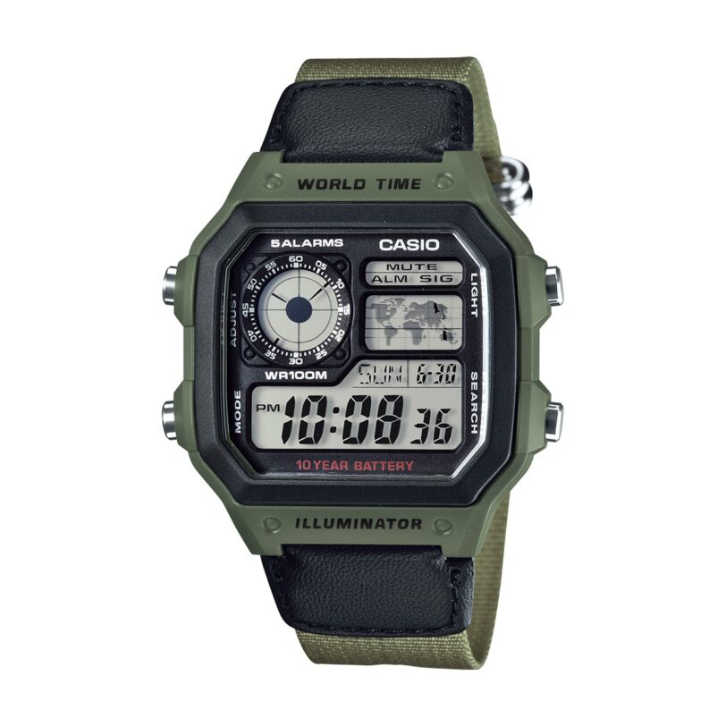 Оригинален Мъжки Часовник Casio AE-1200WHB-3BVDF