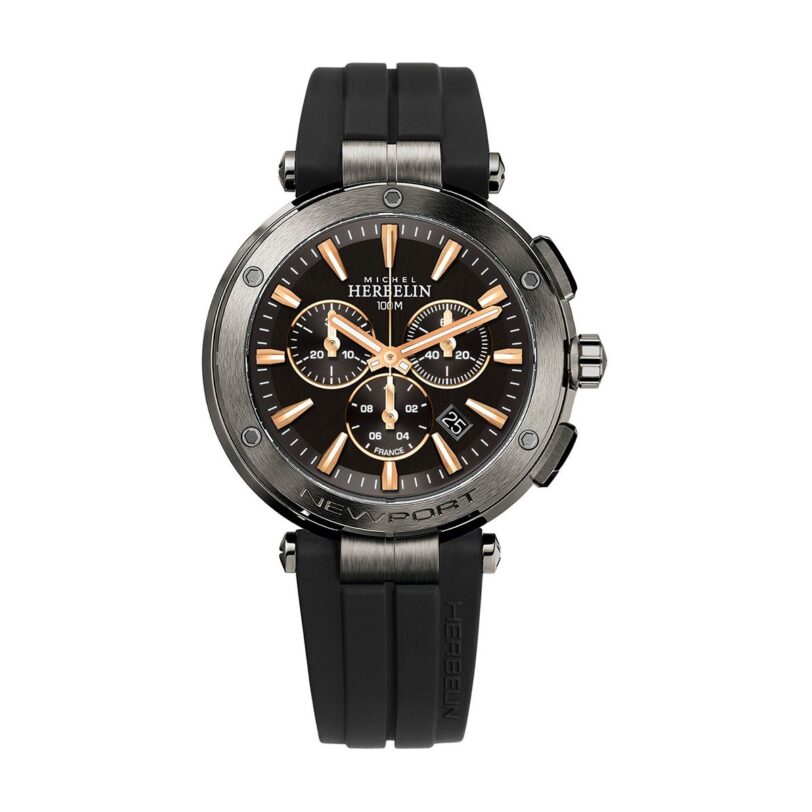 Оригинален Мъжки Часовник Herbelin Newport Chrono 37688G33TCA