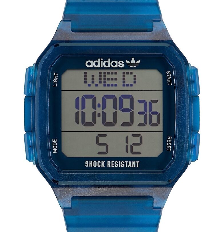 Часовник  Street Digital One GMT - мултифункционален - син - гумен adidas Originals