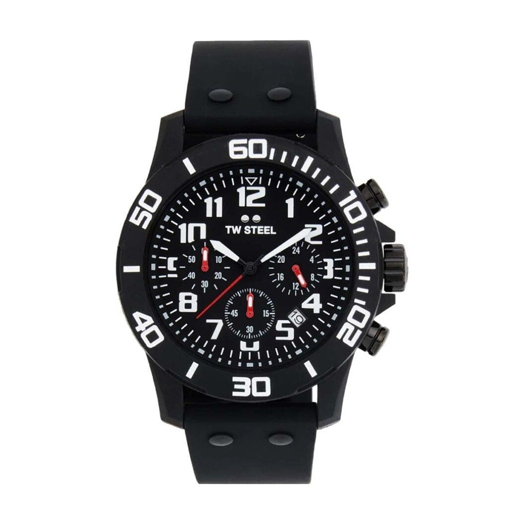 Оригинален Мъжки Часовник TW Steel Carbon Quartz Chrono CA1