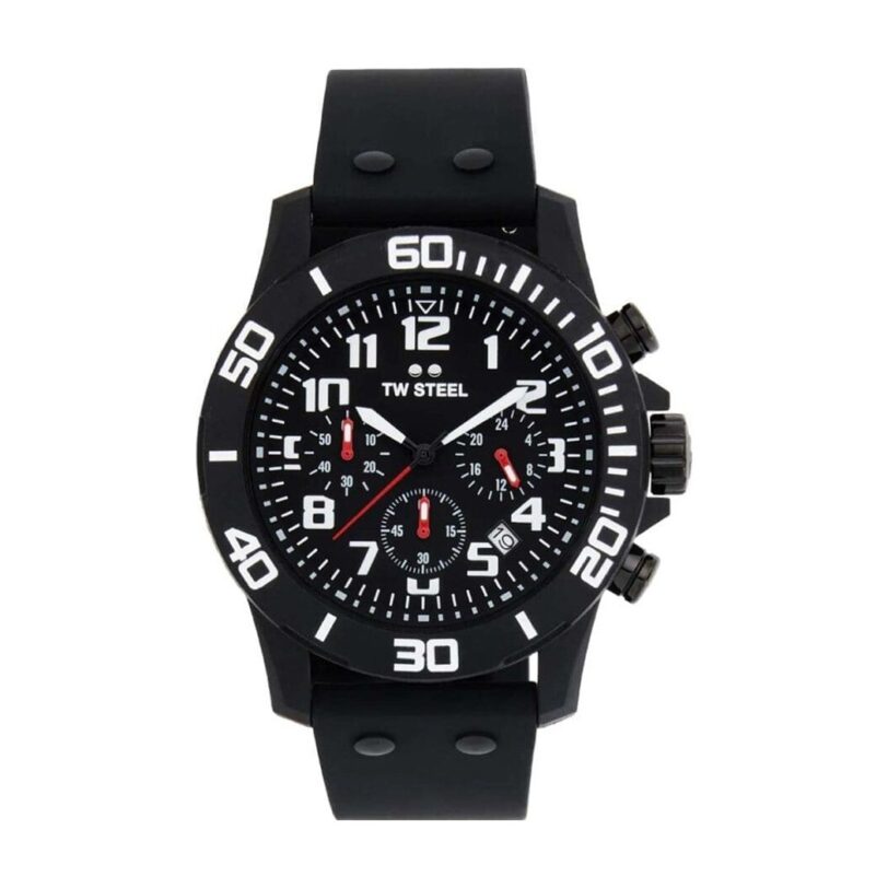 Оригинален Мъжки Часовник TW Steel Carbon Quartz Chrono CA1