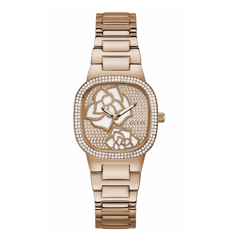 Часовник за жени -  Rose Bud GW0544L4 - кварцов - инокс GUESS