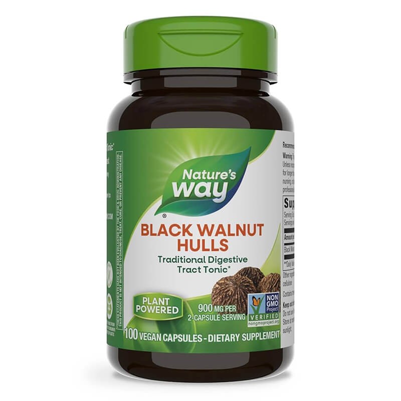 Черен орех (шушулки) - Срещу чревни паразити и чревна кандидоза