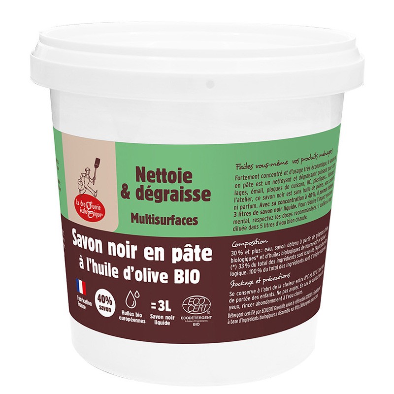 Черна сапунена паста със зехтин – Универсално почистване за дома