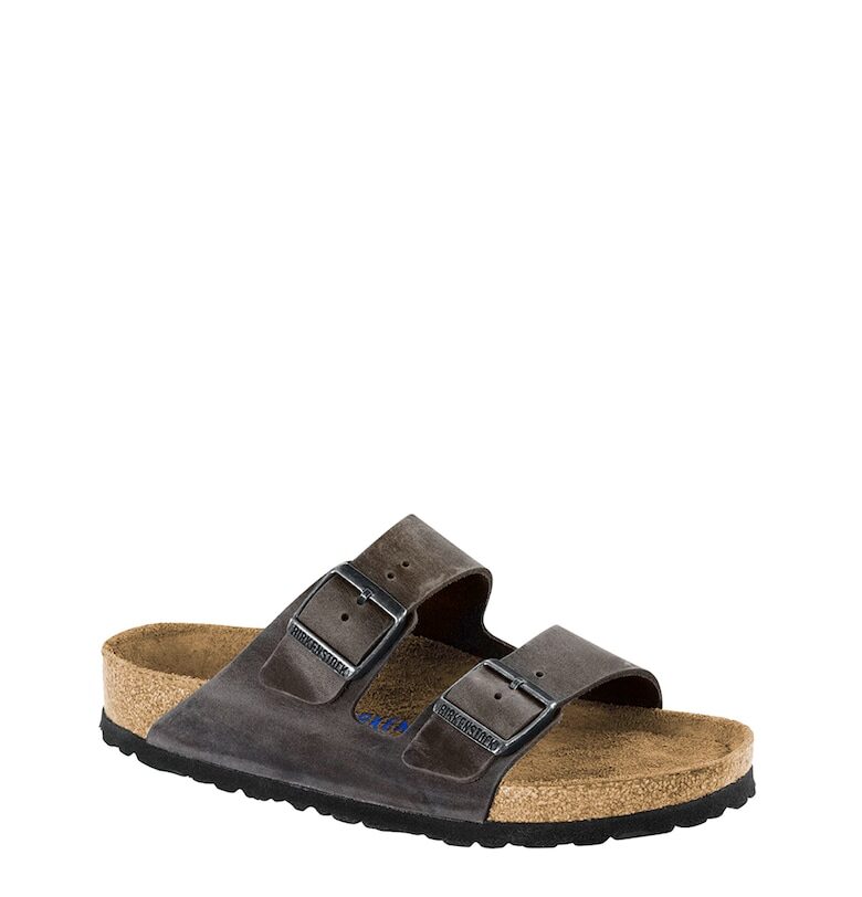 Чехли Arizona от набук Birkenstock