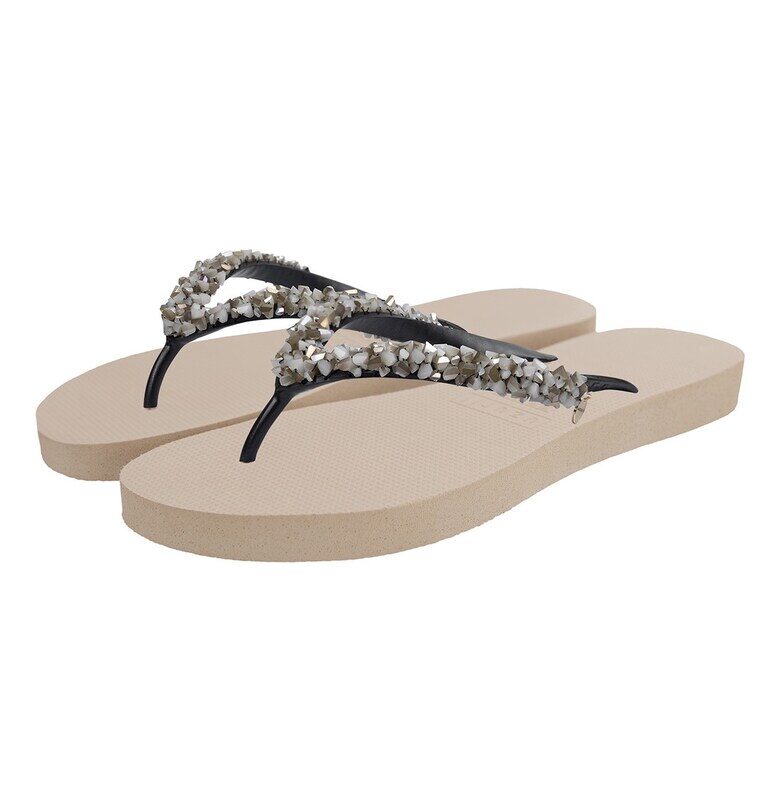 Чехли Classic Aby с мъниста - Бежов UZURII