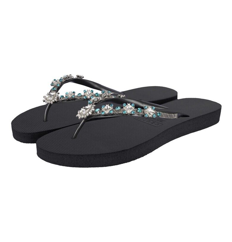 Чехли Dolce Chrystal с декоративни камъни - Черен UZURII