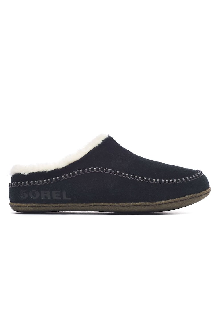 Чехли - Nakiska Slide II - велур - Черен Sorel