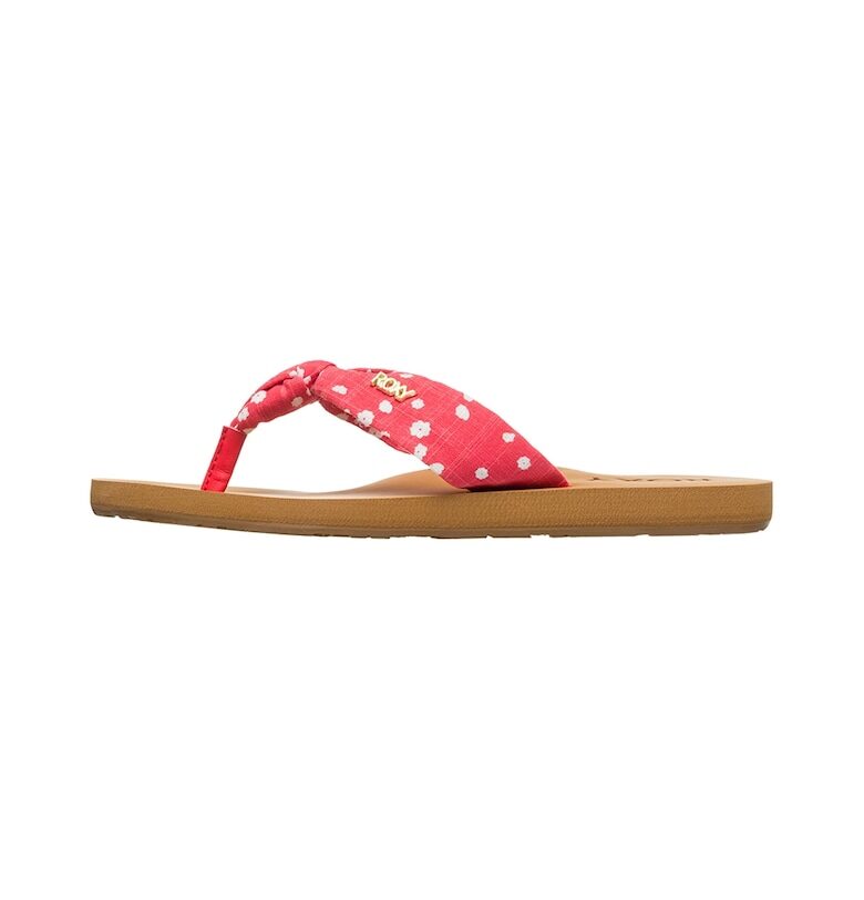 Чехли Paia V с шарка - Червен/Бял/Бежов ROXY