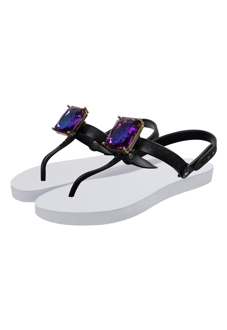 Чехли Selena с декоративни камъни - Бял UZURII