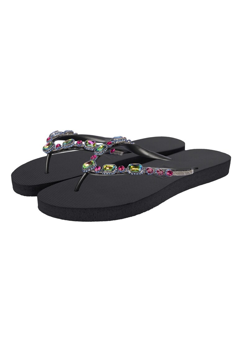 Чехли с декоративни камъни - Черен UZURII