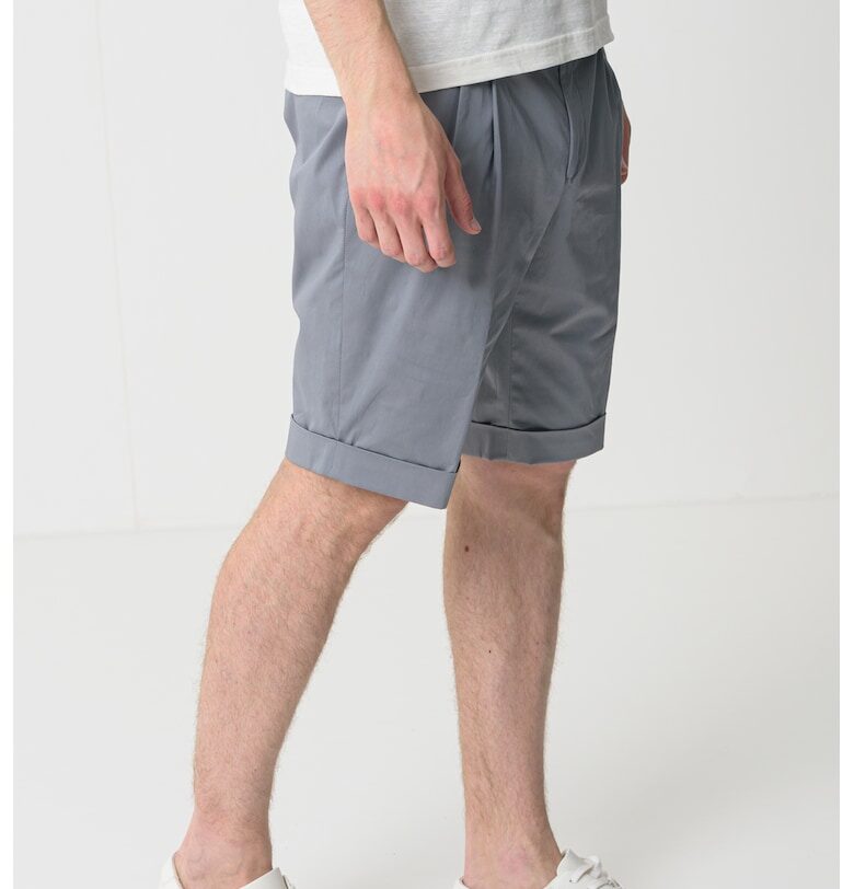 Чино бермуди със скосени джобове - Сив Pal Zileri