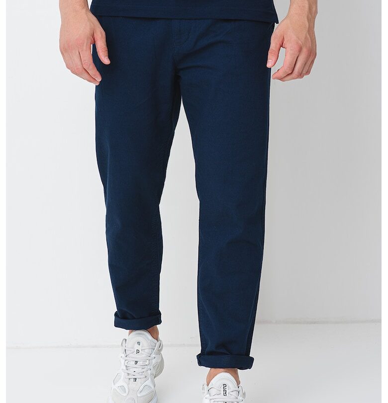 Чино с лого - Тъмносин Tommy Jeans