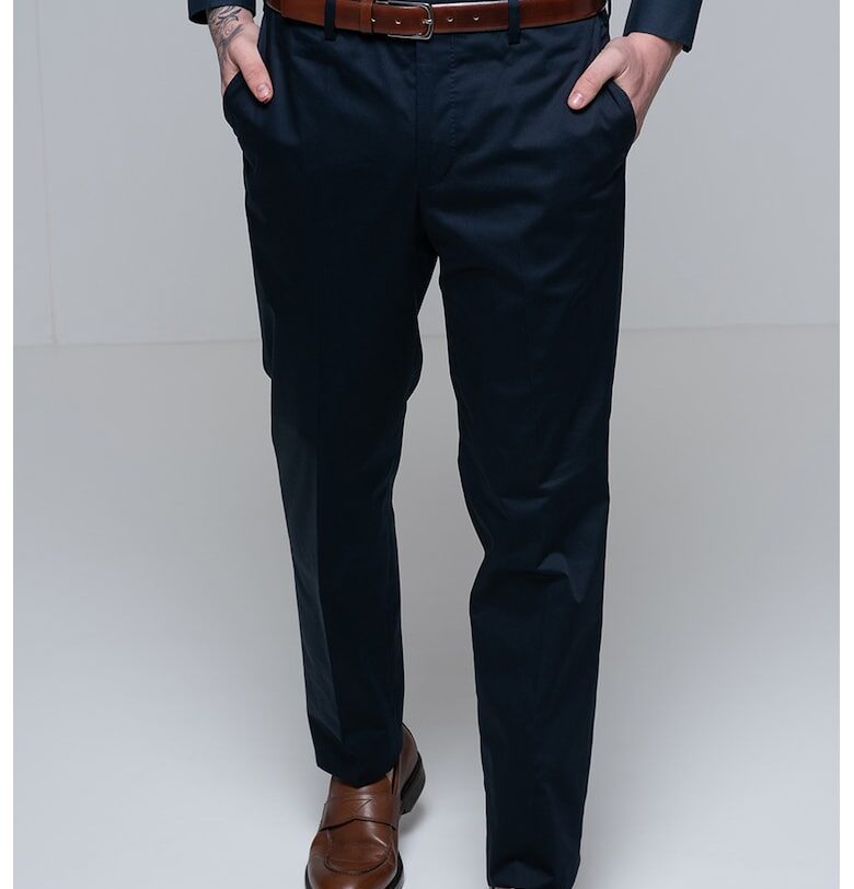 Чино със скосени джобове - Ултрамарин синьо Pal Zileri