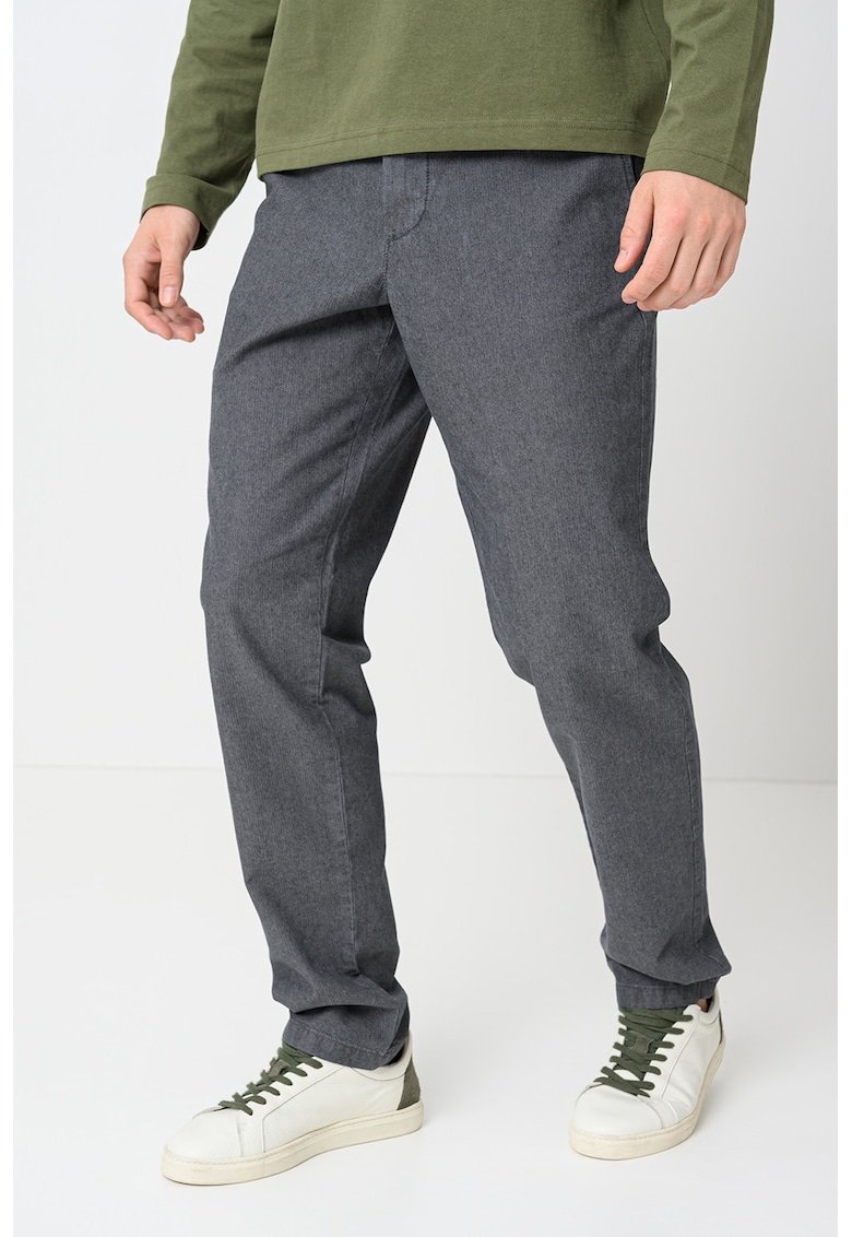 Чино със средна талия - Tъмносив United Colors of Benetton