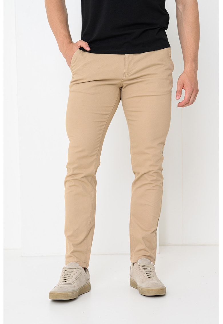 Чино със стандартна кройка - Бежов Scotch Soda