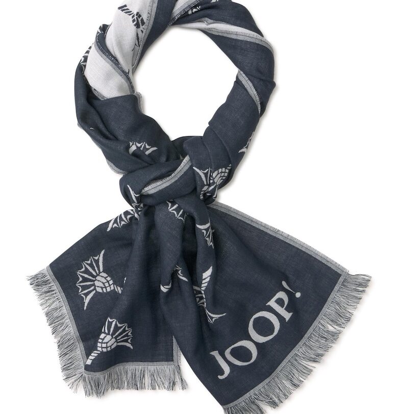 Шал Feris с модал и вълна - Син Joop