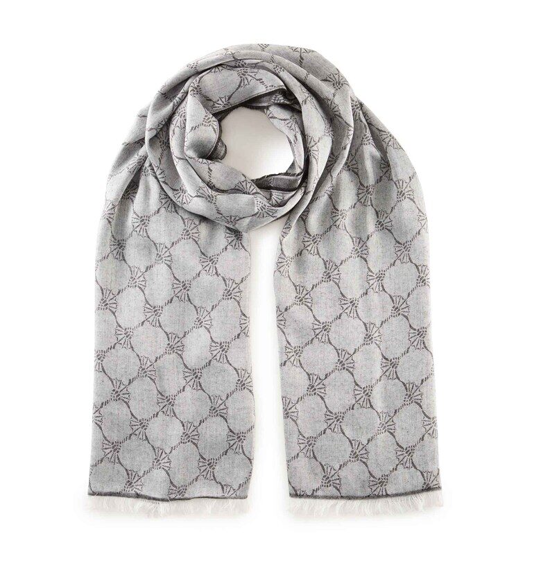 Шал с графика Ferdis - Черен/Сив Joop