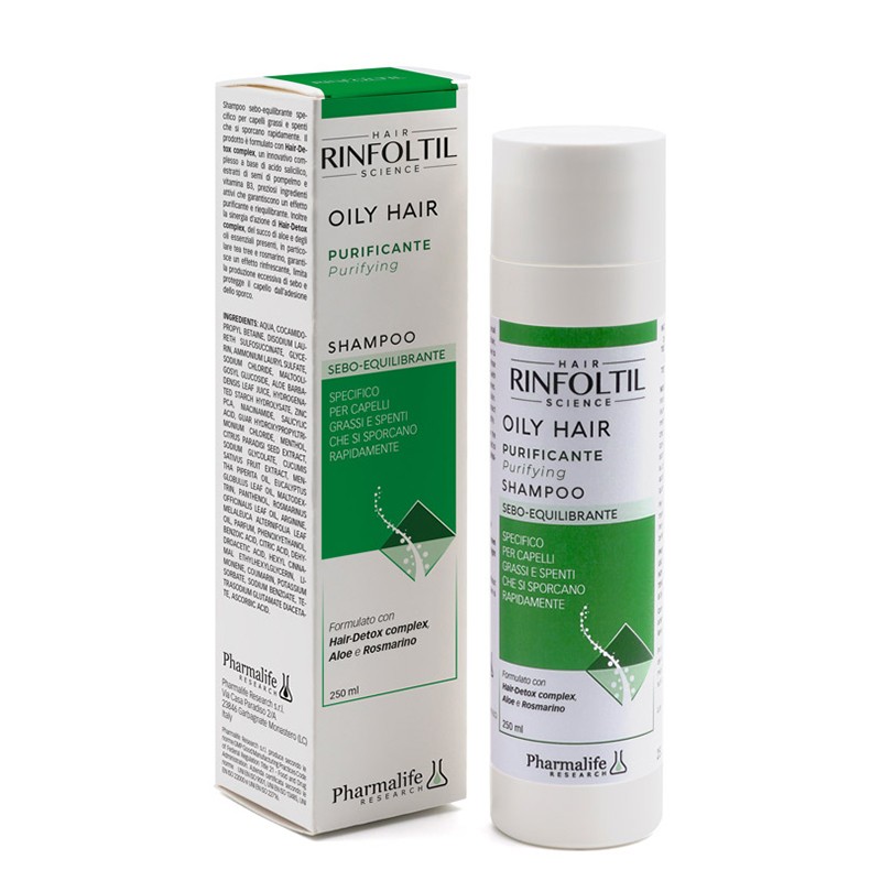 Шампоан за мазна коса с цинк PCA и ментол