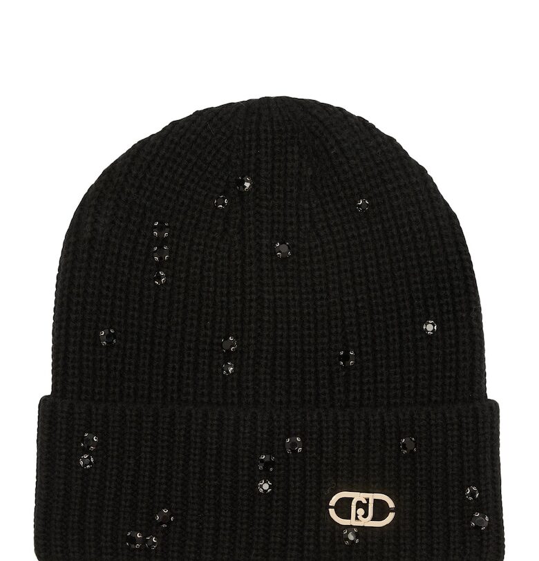 Шапка с декоративни камъни Liu Jo