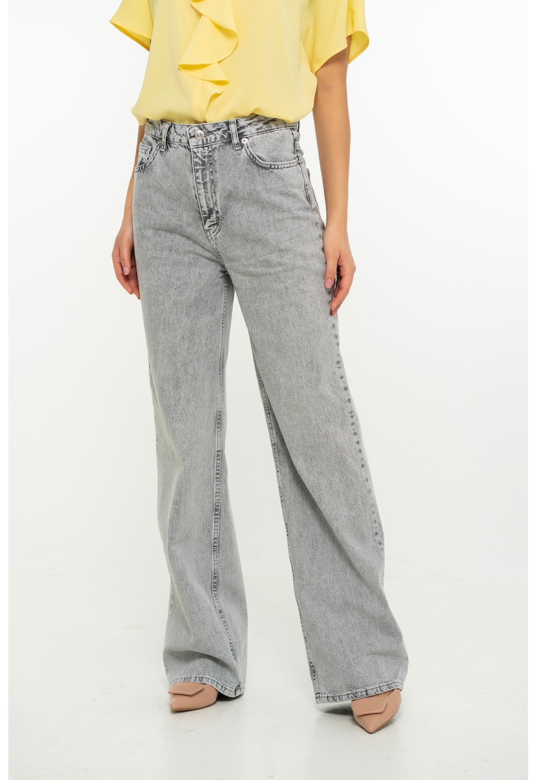 Широки дънки Dorina - Светло сив Hermosa