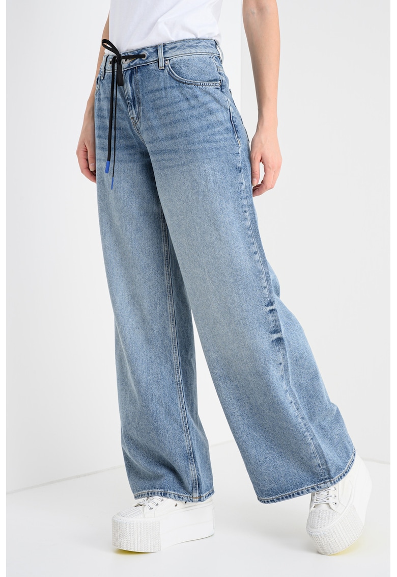 Широки дънки Gobana - Светлосин HUGO