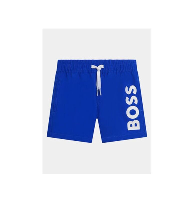 Шорти за момчета -  303626983 - Памук - Син - Син BOSS