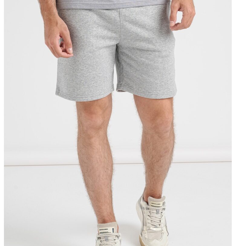 Шорти с лого Essential - Сив меланж New Era