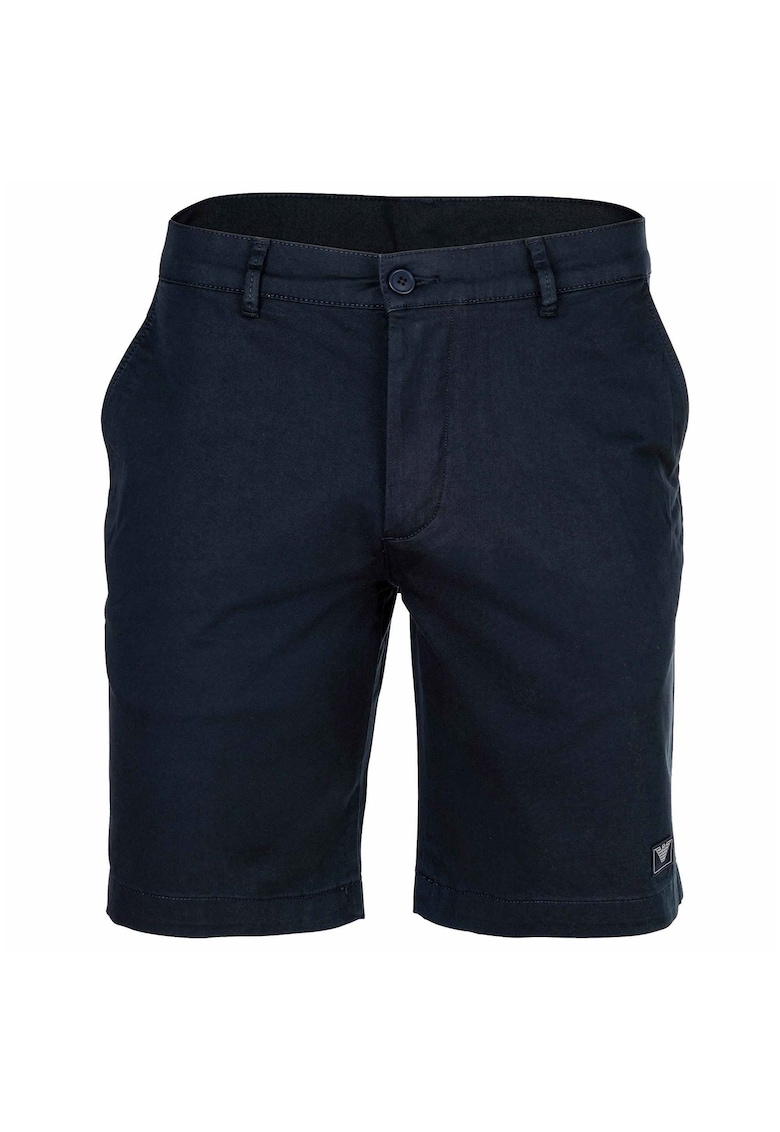 Шорти с лого - Син Emporio Armani