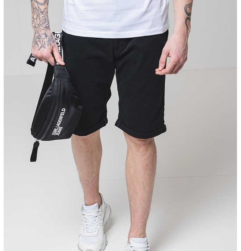 Шорти с памук - Черен Karl Lagerfeld