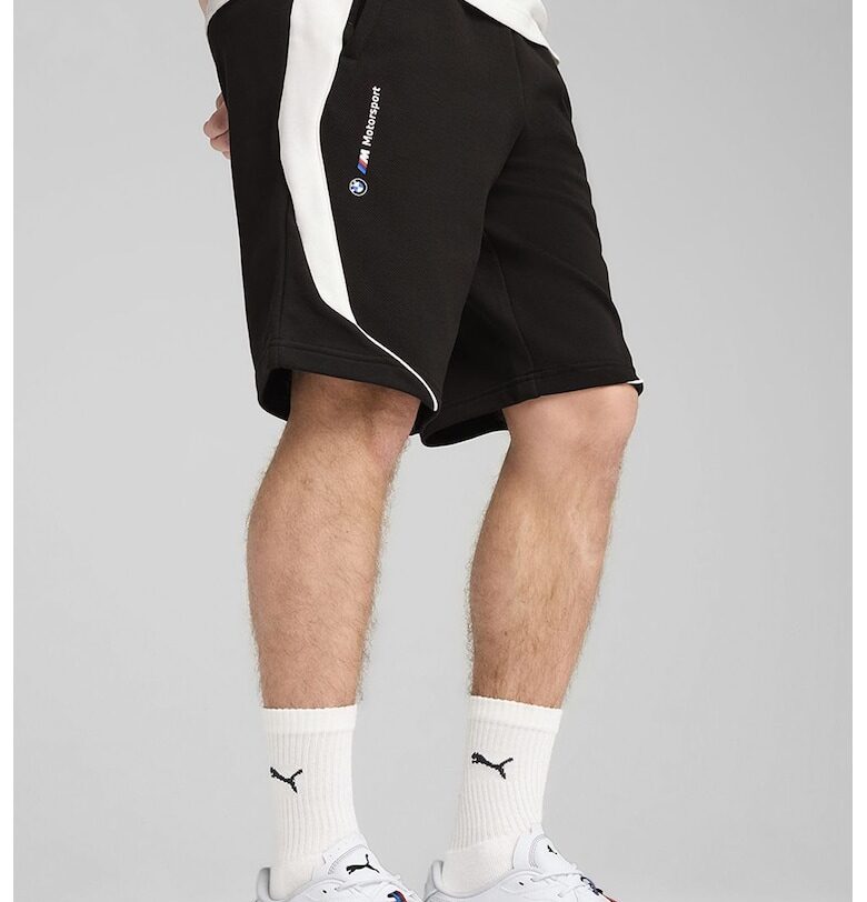Шорти с памук - Черен/Бял Puma